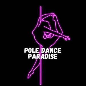 Logo for pole dance paradise in Salisbury, MD