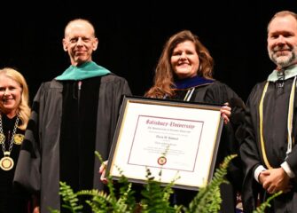 SU Presents Entrepreneur, Philanthropist Dave Rommel with Honorary Doctorate