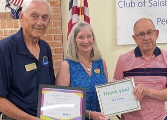 Rotary Club of Salisbury Recognized for Meals on Wheels Support