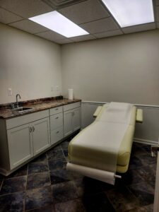 Interior of a doctor's office