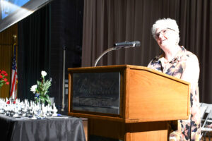 keynote speaker at nursing pinning ceremony