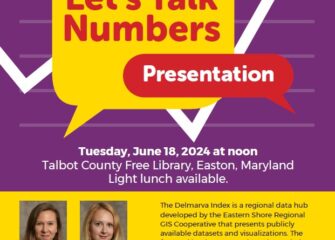 Presentation at Talbot County Library on June 18  Explores the Delmarva Index