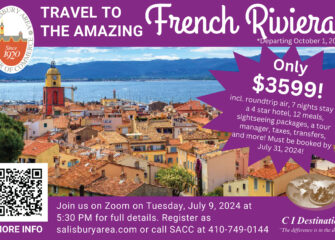 The SACC Presents an Amazing Trip to the French Riviera!