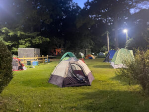 Tents in the Salisbury Zoo