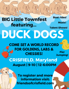 Duck Dog event flyer