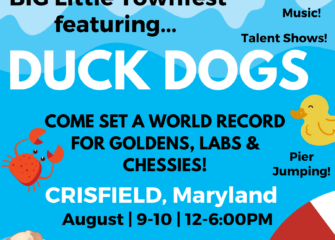 World Record Number of Duck Dogs in Crisfield, MD at BIG Little Townfest, August 9-10