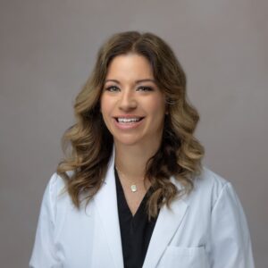 Headshot of a young female doctor