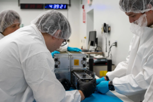 two people working in a lab