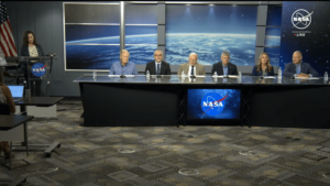 Panel of people who work with NASA