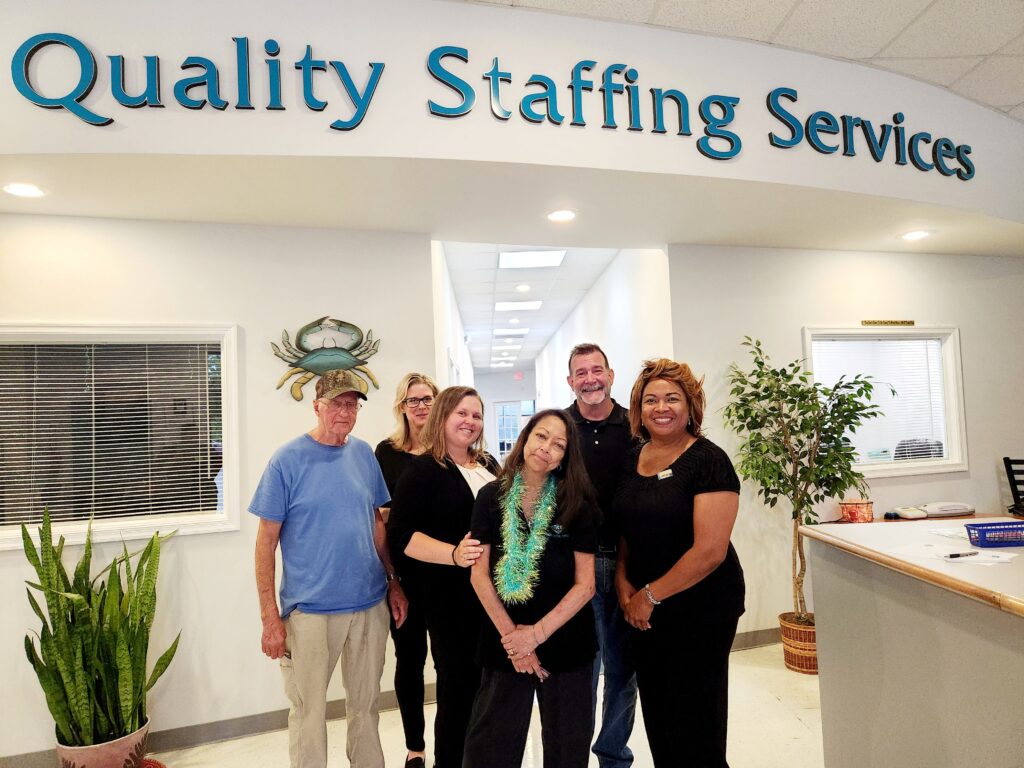 Quality Staffing Services staff standing together