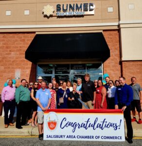 Ribbon cutting celebration for Sunmend in Salisbury, MD