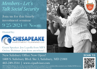 Chesapeake Investment Planning to Host Social Security Workshop