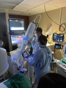 Dr. Alhadad performs the first robotic bronchoscopy at TidalHealth Nanticoke (1)