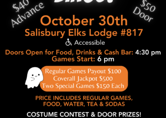 Join Us for a Halloween Themed Evening of Cash Bingo!