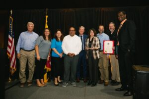 Salisbury Wicomico Economic Development presented the Large Business of the Year to Piedmont-min