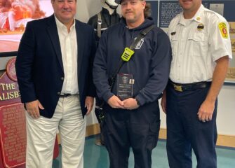 Sergeant Ben Koons Honored as Firefighter of the Year by Salisbury Fire Department