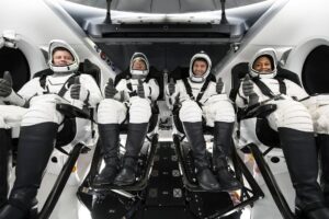 Members of NASA’s SpaceX Crew-8 mission