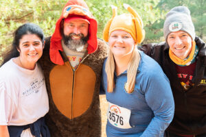 Family at turkey trek