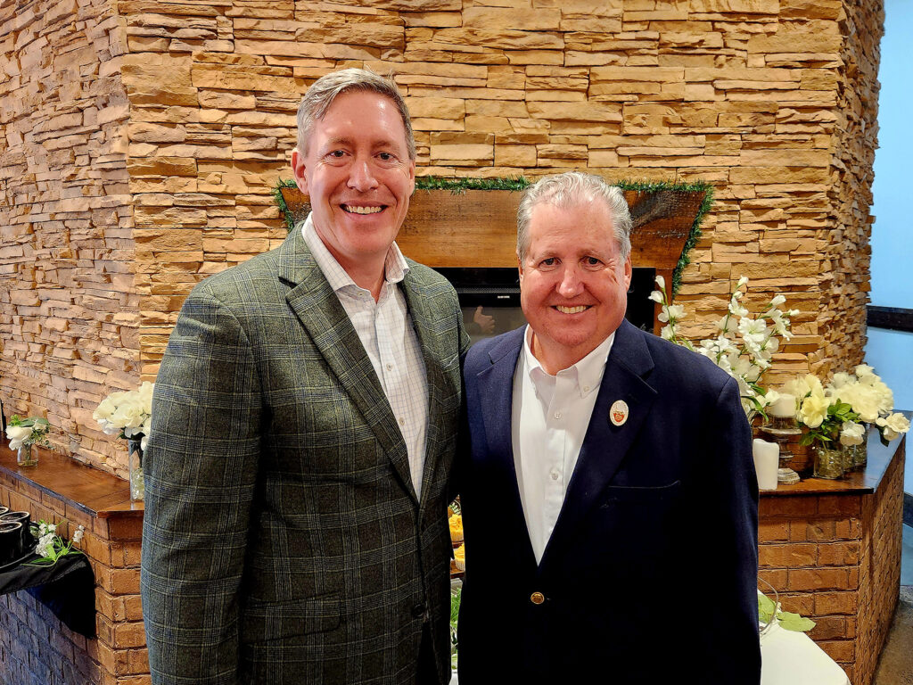 Maryland Secretary of Agriculture Kevin Atticks and Bill Chambers