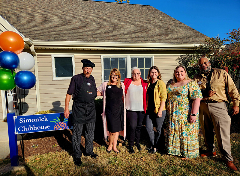 The leadership L-R Chef Karl Johnson, Sheila Woodling, Execuitve Director Nisha Switzer, Laura Bell Chelsea Schmidt and Troy Smith