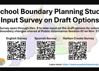 School Boundary Study Process at Halfway Mark for Wicomico Schools; Input Taken through Survey by Dec. 9 on Two Draft Options