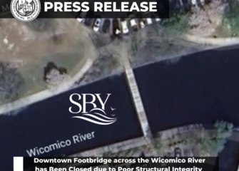 Downtown Footbridge Across the Wicomico River has Been Closed due to Poor Structural Integrity