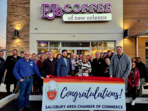 Ribbon cutting for PJ's Coffee of New Orleans