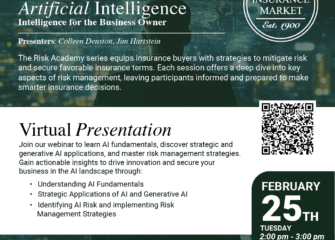 The Insurance Market Presents: Artificial Intelligence – Intelligence for the Business Owner