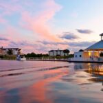 CHESA_P247 Choptank River Breakwater Pavilion Sunset