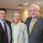 Delegate Chris Adams, Wicomico County Council President John Cannon, and Former State Senator Jim Mathias