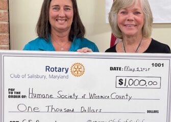 The Rotary Club of Salisbury Awards Golf Outing Money