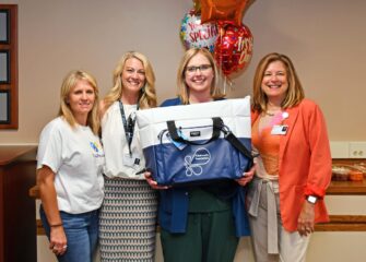 Lacie Amabili is the 2025 recipient of TidalHealth’s Leighton Moore Helping Hands Award.