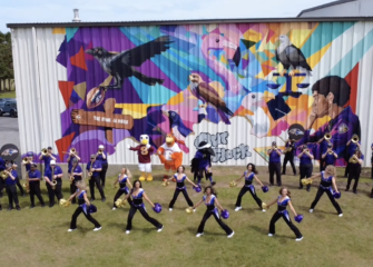 Baltimore Ravens Visit Crown Sports Center to Celebrate WALS Mural During Eastern Shore Takeover