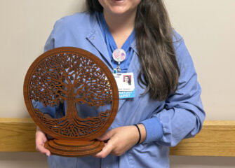 Erica Wheeler, RRT, is TidalHealth Peninsula Regional’s Tree of Life Award recipient for June 2025