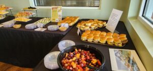 Dinner Express provided a scrumptios spread