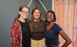 L-R Instructors Dani Rehm, Jenne Kimble and Aubraa Jernigan