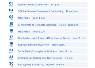 Women’s Business Center at MCE Announces Free September Webinars for Entrepreneurs