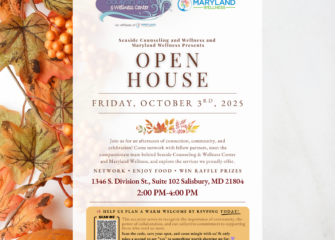 Maryland Wellness & Seaside Counseling & Wellness Center to Host Open House in Salisbury