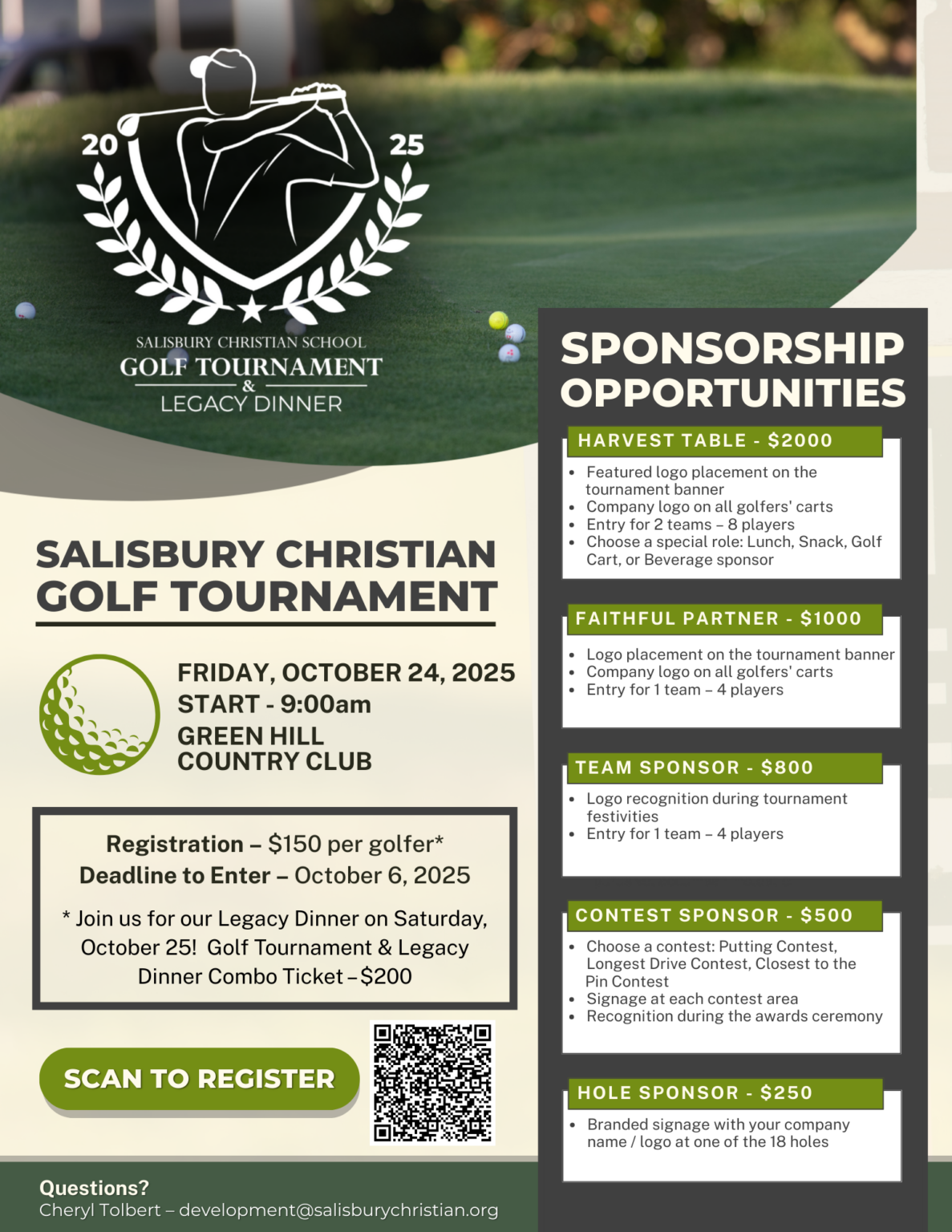 Tee Off for a Cause: 2025 SCS Golf Tournament - SBJ