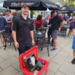 Noah Morris took home the BBSI Yeti Cooler Tailgate package