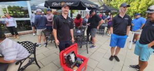 Noah Morris took home the BBSI Yeti Cooler Tailgate package