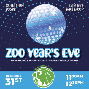 salisbury zoo's zoo years eve celebration event flyer
