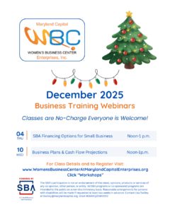 DEC 2025 All Classes Flyer