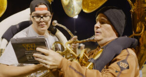 Matt Creech SU and Commanders Marching Band Practice 2025