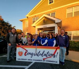 Official ribbon cutting at Coastal Dermatology