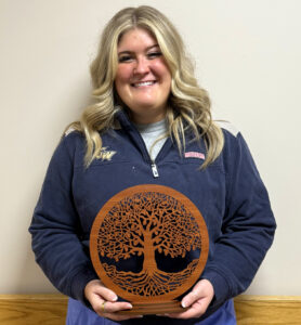 photo of Makenzie Horner TidalHealth Peninsula Regional’s Tree of Life Awardee for November 2025