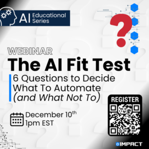 AI Educational Webinar Series graphic