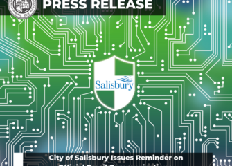 City of Salisbury Issues Reminder on Official Email Communications