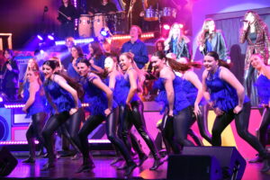 Girls dancing on stage