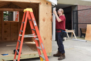 A man working on a construction project
